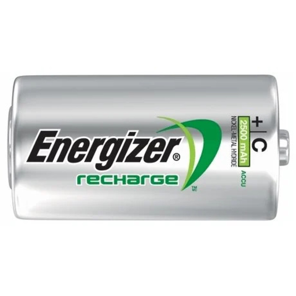 Μπαταρία Επαναφορτιζόμενη Energizer ACCU Recharge Power Plus HR14 LR14 2500 mAh Size C 1.2V Τεμ. 2