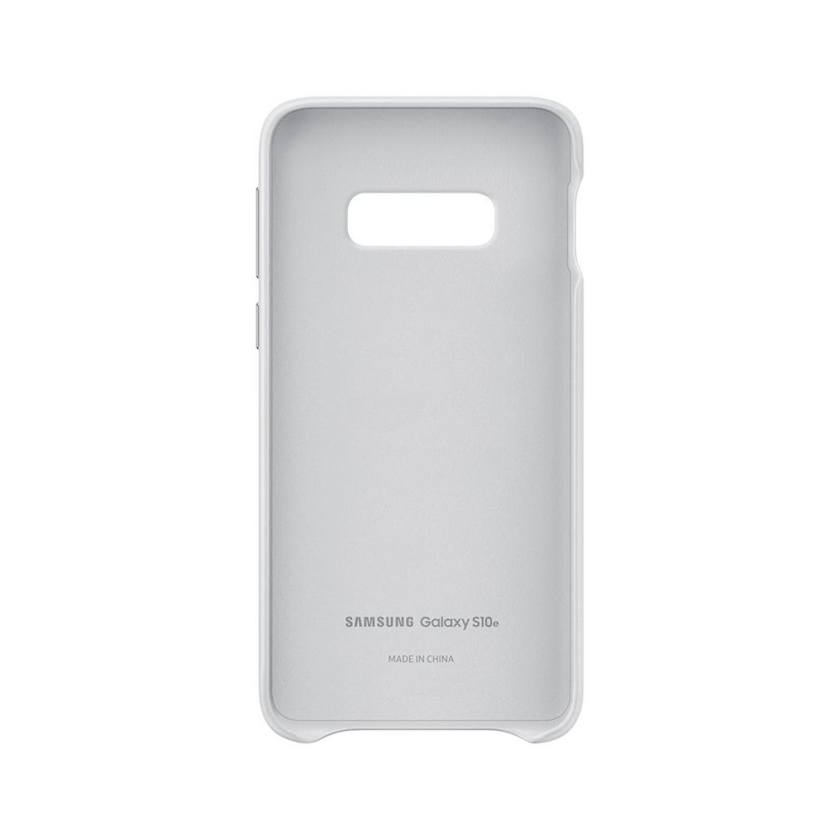 Θήκη Faceplate Samsung Leather Cover EF-VG970LWEGWW για SM-G970F Galaxy S10e Λευκή