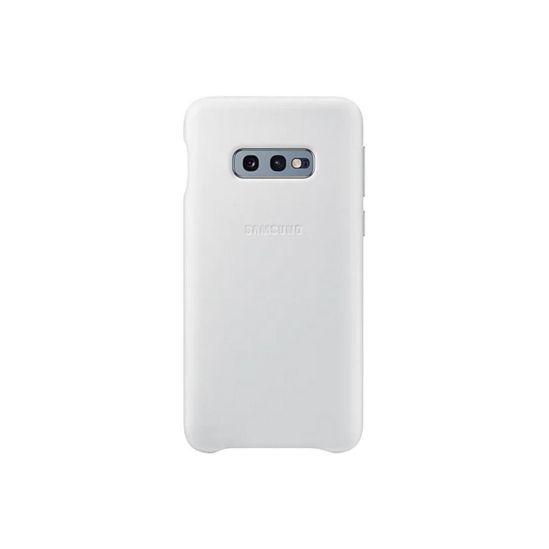 Θήκη Faceplate Samsung Leather Cover EF-VG970LWEGWW για SM-G970F Galaxy S10e Λευκή