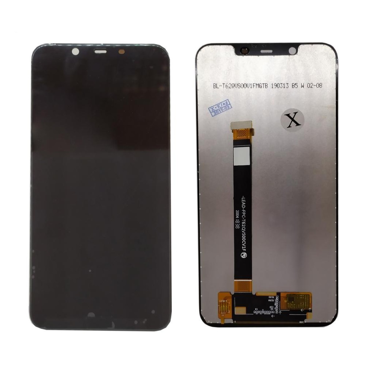Οθόνη & Μηχανισμός Αφής Nokia 8.1 Μαύρο Type A+