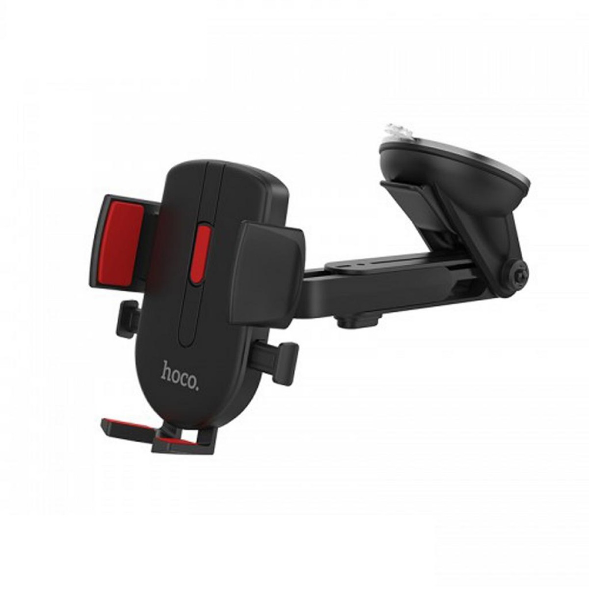 Βάση Στήριξης Αυτοκινήτου Hoco. CAD01 Easy-lock με 360 Περιστροφή Μαύρο - Κόκκινο