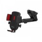 Βάση Στήριξης Αυτοκινήτου Hoco. CAD01 Easy-lock με 360 Περιστροφή Μαύρο - Κόκκινο