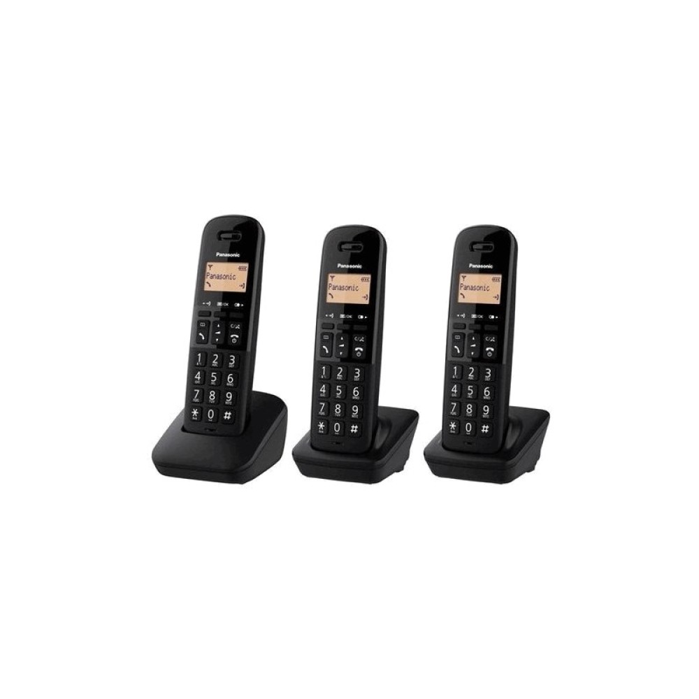 Ασύρματο Ψηφιακό Τηλέφωνο Panasonic KX-TGB613 EU Trio Μαύρο