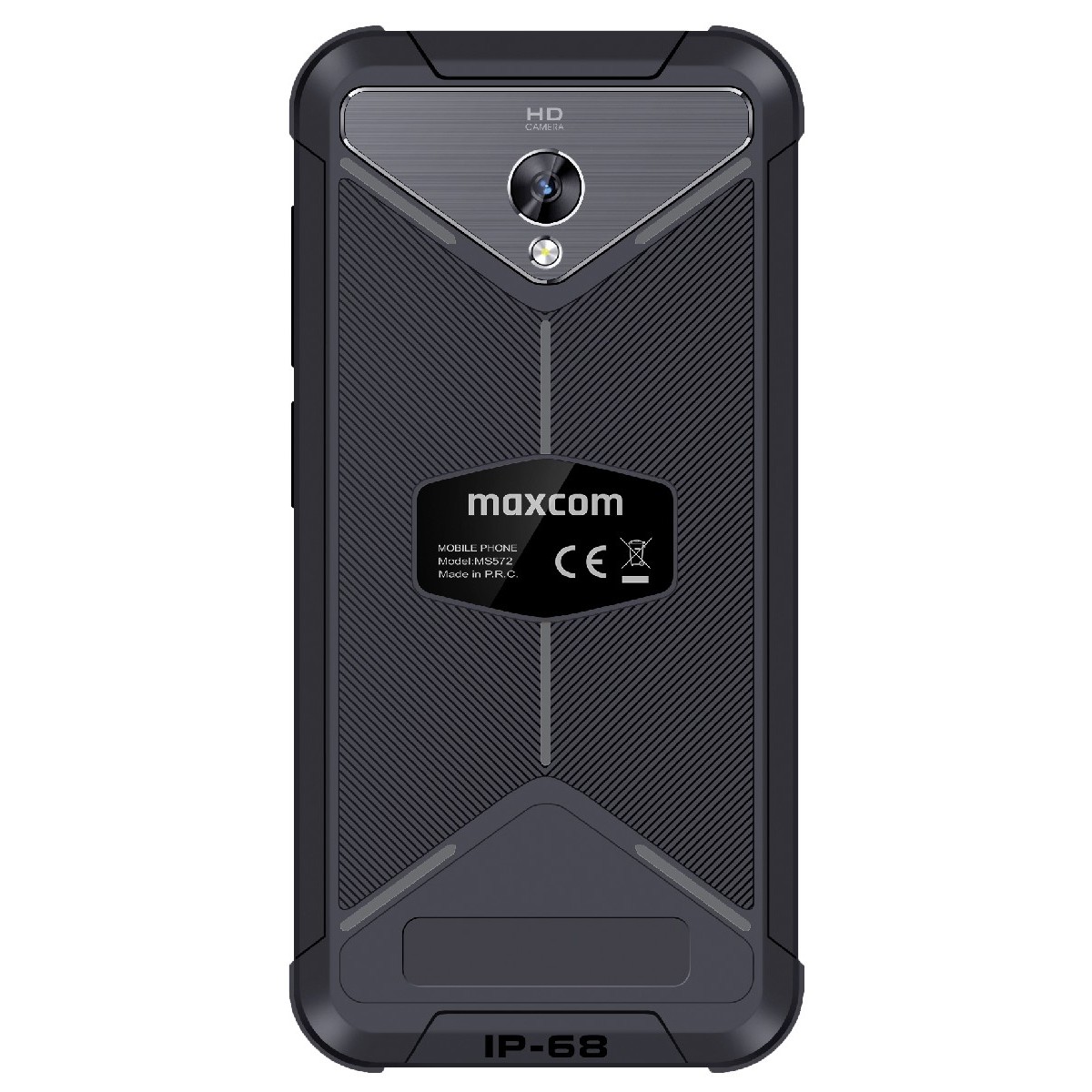 Maxcom MS572 (Dual Sim) LTE 5.7" NFC Android 9, 1520x720 IPS Quad Core 1.8 GHz 3GB/32GB IP68 και MIL Μαύρο