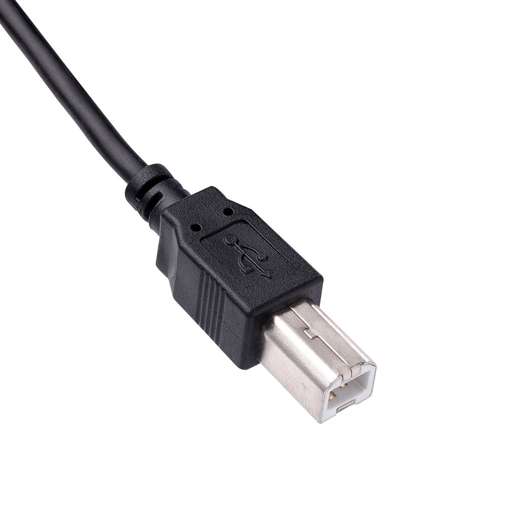 Καλώδιο Σύνδεσης Akyga AK-USB-04 USB A Αρσενικό σε USB-B Αρσενικό 1,8m Μαύρο