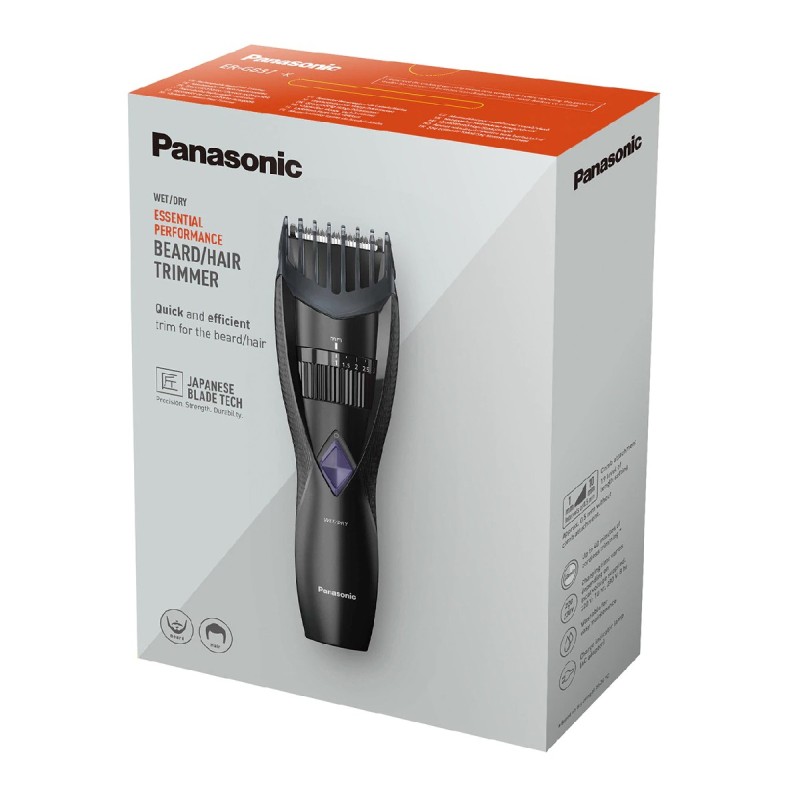 Επαναφορτιζόμενη Ξυριστική Μηχανή Panasonic ER-GB37-K503 Μαύρη