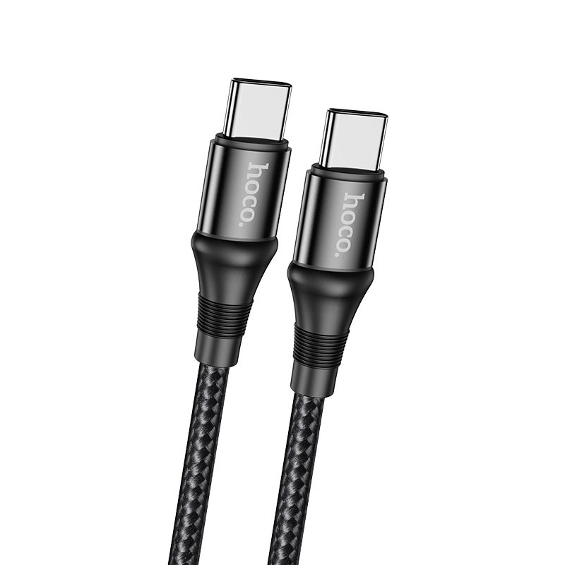 Καλώδιο σύνδεσης Κορδόνι Hoco X50 Exquisito USB-C σε USB-C 5.0A 100W 20V 1μ. Μαύρο