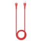 Καλώδιο σύνδεσης Hoco X45 Surplus USB-C σε Lightning 2.4A με Ένδειξη LED για φόρτιση και μεταφορά δεδομένων Κόκκινο 1m