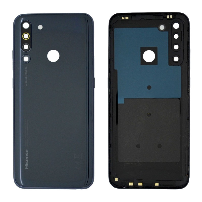 Καπάκι Μπαταρίας Hisense H40 Lite Μαύρο με Τζαμάκι Κάμερας Original 3167712