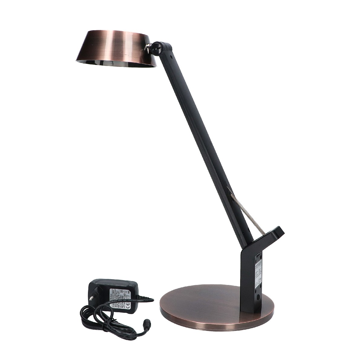Φωτιστικό με Λάμπα LED Maxcom ML4400 Lumen 480 Lumens, με Πτυσσόμενο Βραχίονα και Ρύθμιση Έντασης Χάλκινο