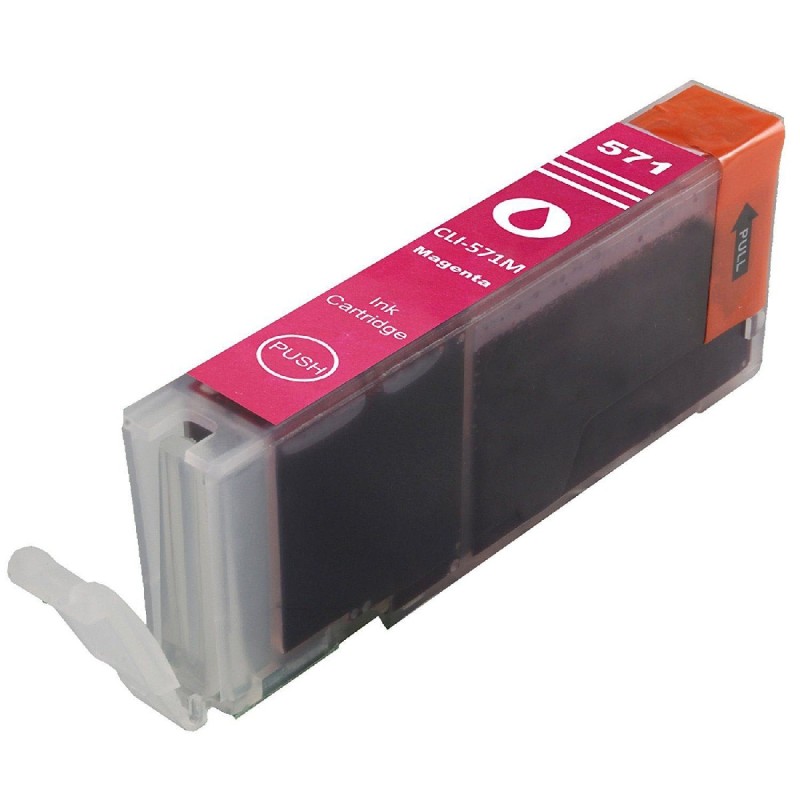 Μελάνι CANON Συμβατό CLI-571 XL Σελίδες:680 Magenta για MG, TS, 5050, 5051, 5053, 5055, 5700, 5750, 5751, 5752, 5753, 6050, 6051, 6052