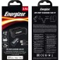 Βάση Στήριξης και Φορτιστής Energizer 3.4A με Αποσπώμενο Καλώδιο Lightning 1μ Μαύρο Apple Certified MFI