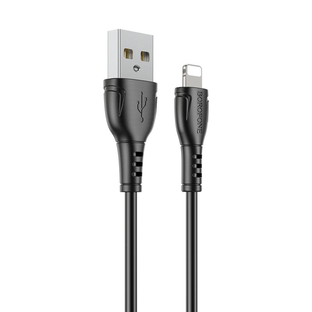 Καλώδιο σύνδεσης Borofone BX51 Triumph USB σε Lightning 2.4A 1μ Μαύρο