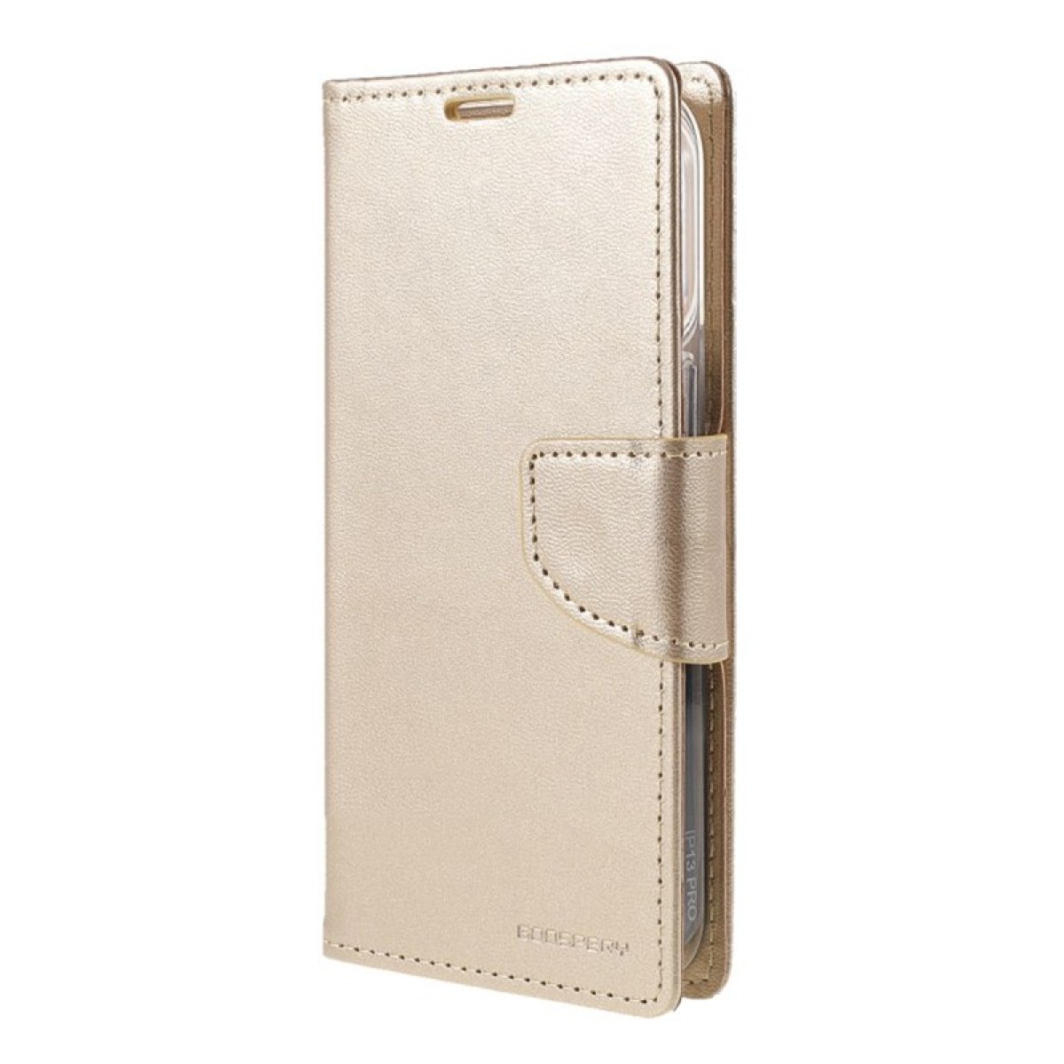 Θήκη Book Goospery Bravo Diary για Apple iPhone 13 Pro Max Χρυσαφί