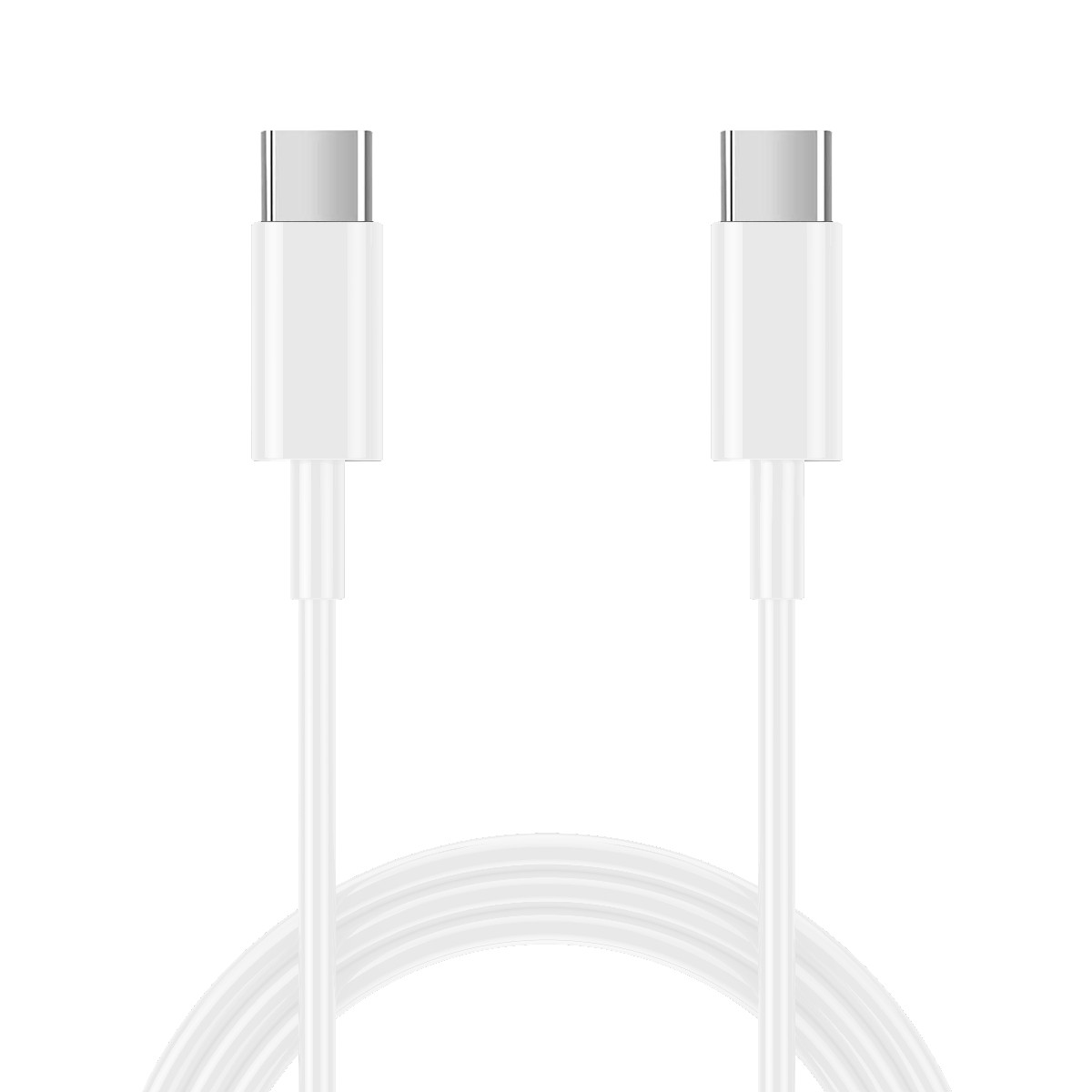 Καλώδιο Σύνδεσης και Φόρτισης Ancus Flow E44 USB-C σε USB-C 2.0A 480Mbps Data Transfer Λευκό 1μ.