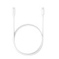 Καλώδιο Σύνδεσης και Φόρτισης Ancus Flow E44 USB-C σε USB-C 2.0A 480Mbps Data Transfer Λευκό 1μ.