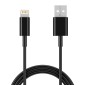 Καλώδιο Σύνδεσης και Φόρτισης Ancus Flow E44 USB σε Lightning 2.0A Data Transfer 480Mbp Μαύρο 1μ.