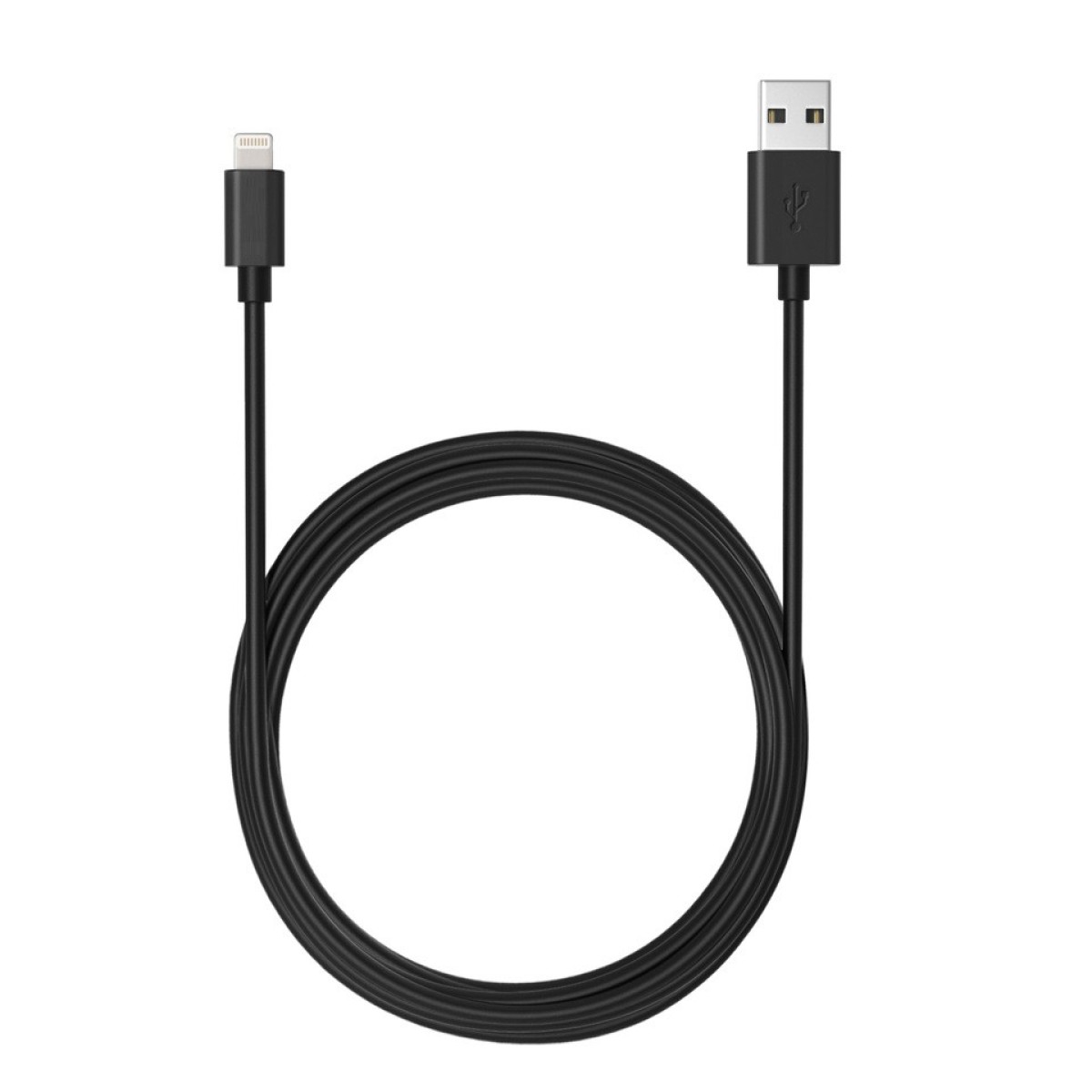 Καλώδιο Σύνδεσης και Φόρτισης Ancus Flow E44 USB σε Lightning 2.0A Data Transfer 480Mbp Μαύρο 1μ.