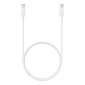 Καλώδιο σύνδεσης Samsung EP-DA705BWEGWW USB-C σε USB-C Λευκό Original 1m