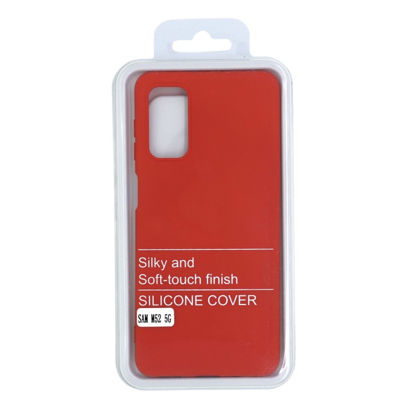 Θήκη Ancus Silicon Liquid for Samsung SM-M526 Galaxy M52 5G Κόκκινο