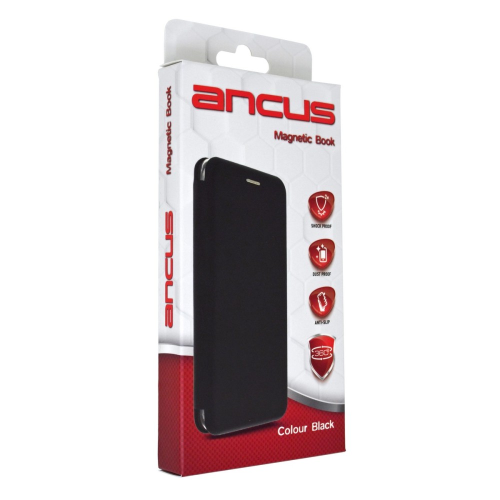 Θήκη Book Ancus Magnetic Curve για Xiaomi Poco M4 Pro 5G TPU Μαύρο