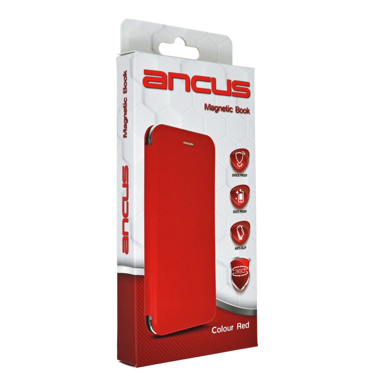 Θήκη Book Ancus Magnetic Curve για Xiaomi Poco X3 GT TPU Κόκκινο