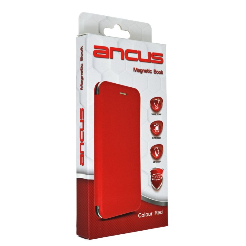 Θήκη Book Ancus Magnetic Curve για Xiaomi Poco X3 GT TPU Κόκκινο