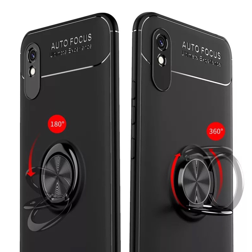 Θήκη Ancus Autofocus Shock Proof με Ring Holder για Xiaomi Redmi 9A / 9AT  Μαύρο