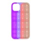 Θήκη Ancus TPU Pop It για Apple iPhone 13/ iPhone 14 Μώβ Λιλά Ρόζ Μπέζ