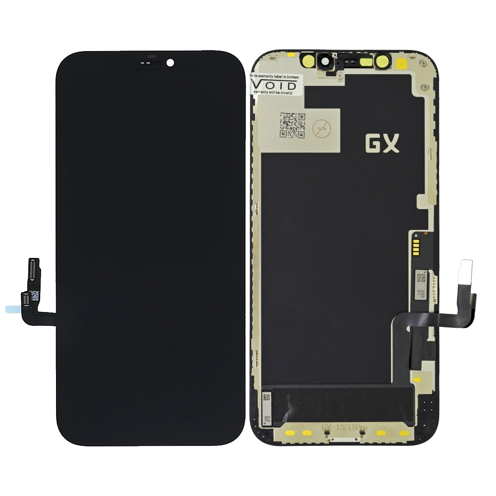 Οθόνη & Μηχανισμός Αφής για Apple iPhone 12 / 12 Pro OLED GX Μαύρη