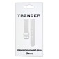 Ανταλλακτικό Λουράκι Trender TR-SP20WH Sport 20mm Λευκό
