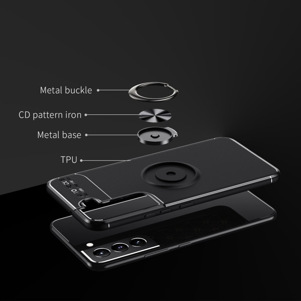 Θήκη Ancus Autofocus Shockproof με Ring Holder για Samsung SM-S906 Galaxy S22+ 5G Μαύρη