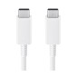 Καλώδιο σύνδεσης Samsung EP-DX510JWEGEU USB-C σε USB-C Λευκό Original 5A 1.8m