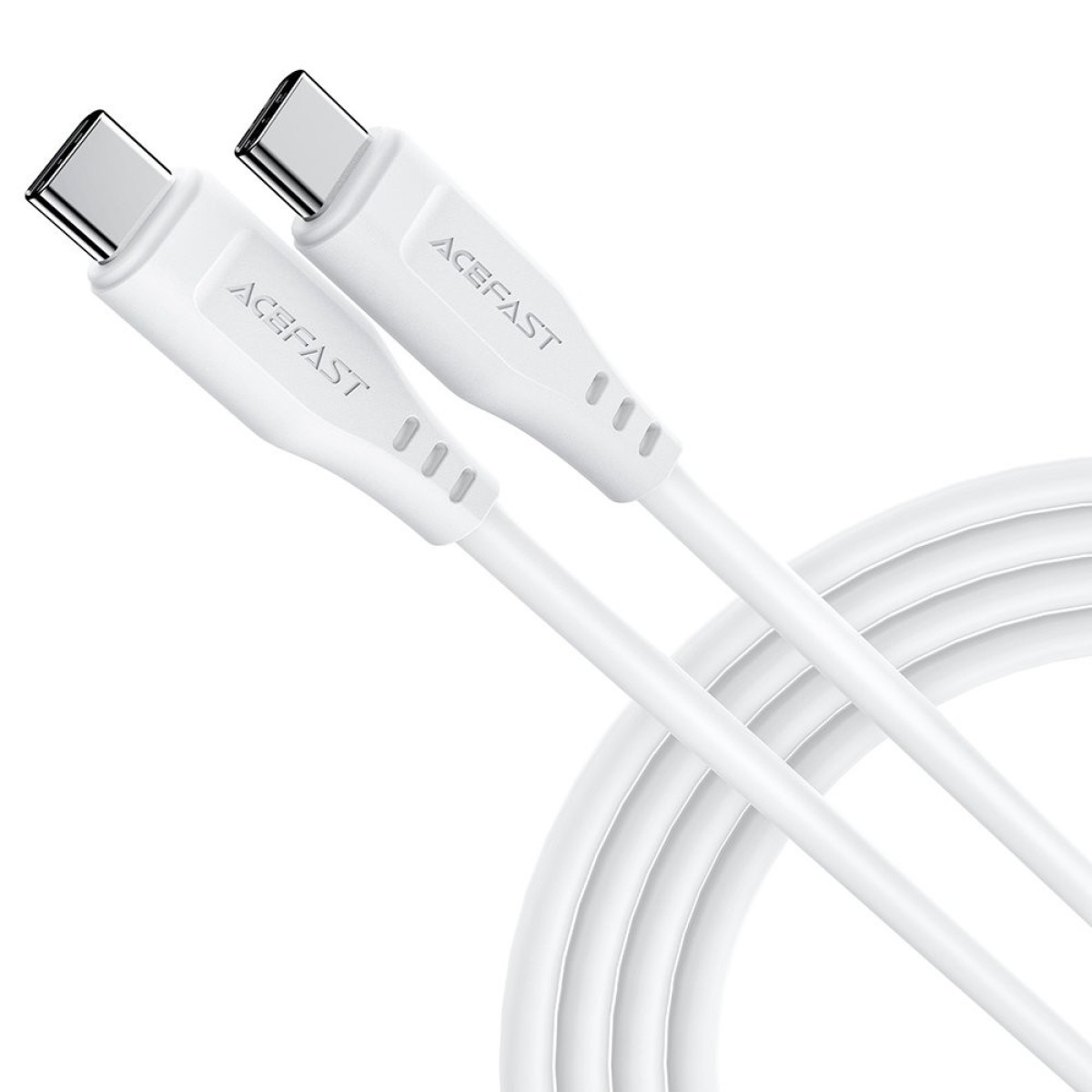 Καλώδιο σύνδεσης Acefast C3-03 USB-C σε USB-C Braided 3A 60W 1.2m Λευκό