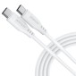 Καλώδιο σύνδεσης Acefast C3-03 USB-C σε USB-C Braided 3A 60W 1.2m Λευκό