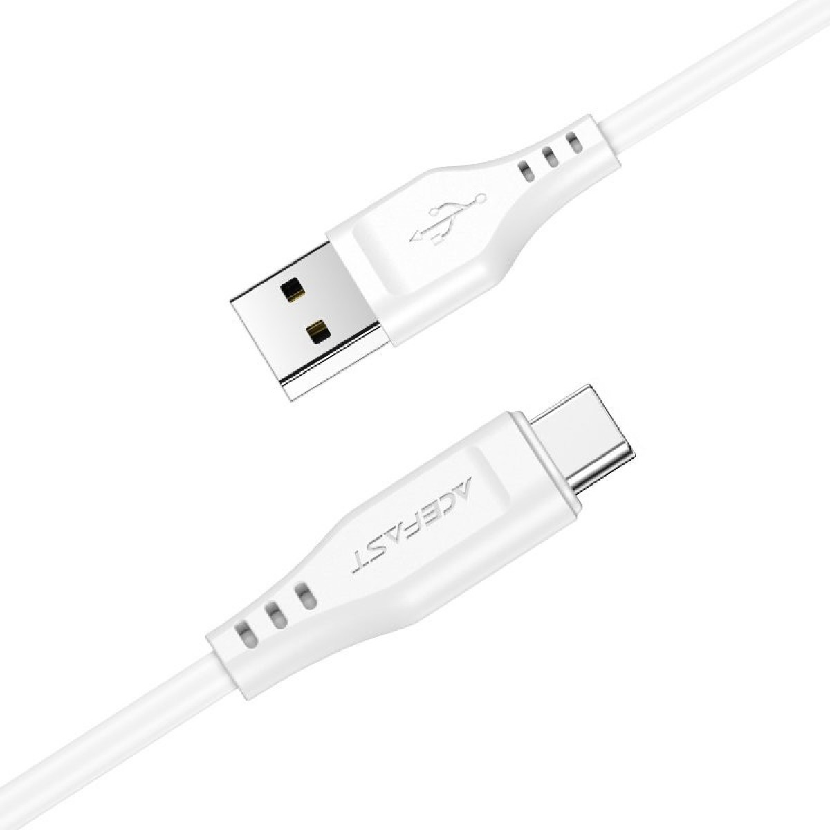 Καλώδιο σύνδεσης Acefast C3-04 USB-A σε USB-C Braided 3A 1.2m Λευκό