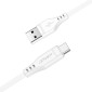 Καλώδιο σύνδεσης Acefast C3-04 USB-A σε USB-C Braided 3A 1.2m Λευκό