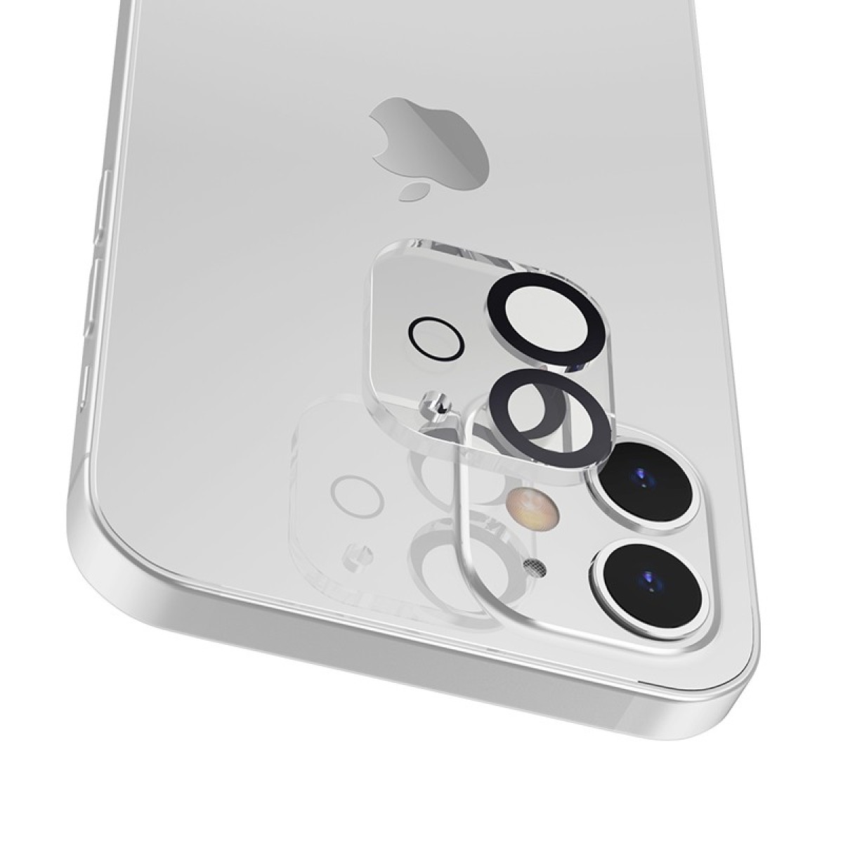 Προστασία Κάμερας Hoco 3D Metal G13 για iPhone 12 Μαύρο Σετ 25τμχ
