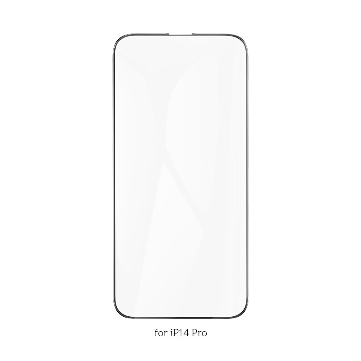 Tempered Glass Hoco A12 Plus Nano 3D Full Screen Edges Protection 9H για Apple iPhone 14 Pro με Μαύρο Περίγραμμα