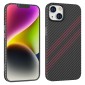 Θήκη Hoco Slim Kevlar Texture για Apple iPhone 14 Plus Μαύρο Κόκκινο