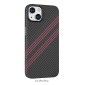 Θήκη Hoco Slim Kevlar Texture για Apple iPhone 14 Plus Μαύρο Κόκκινο