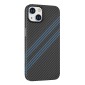 Θήκη Hoco Slim Kevlar Texture για Apple iPhone 14 Plus Μαύρο Μπλε
