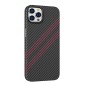 Θήκη Hoco Slim Kevlar Texture για Apple iPhone 14 Pro Max Μαύρο Κόκκινη