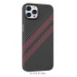 Θήκη Hoco Slim Kevlar Texture για Apple iPhone 14 Pro Max Μαύρο Κόκκινη