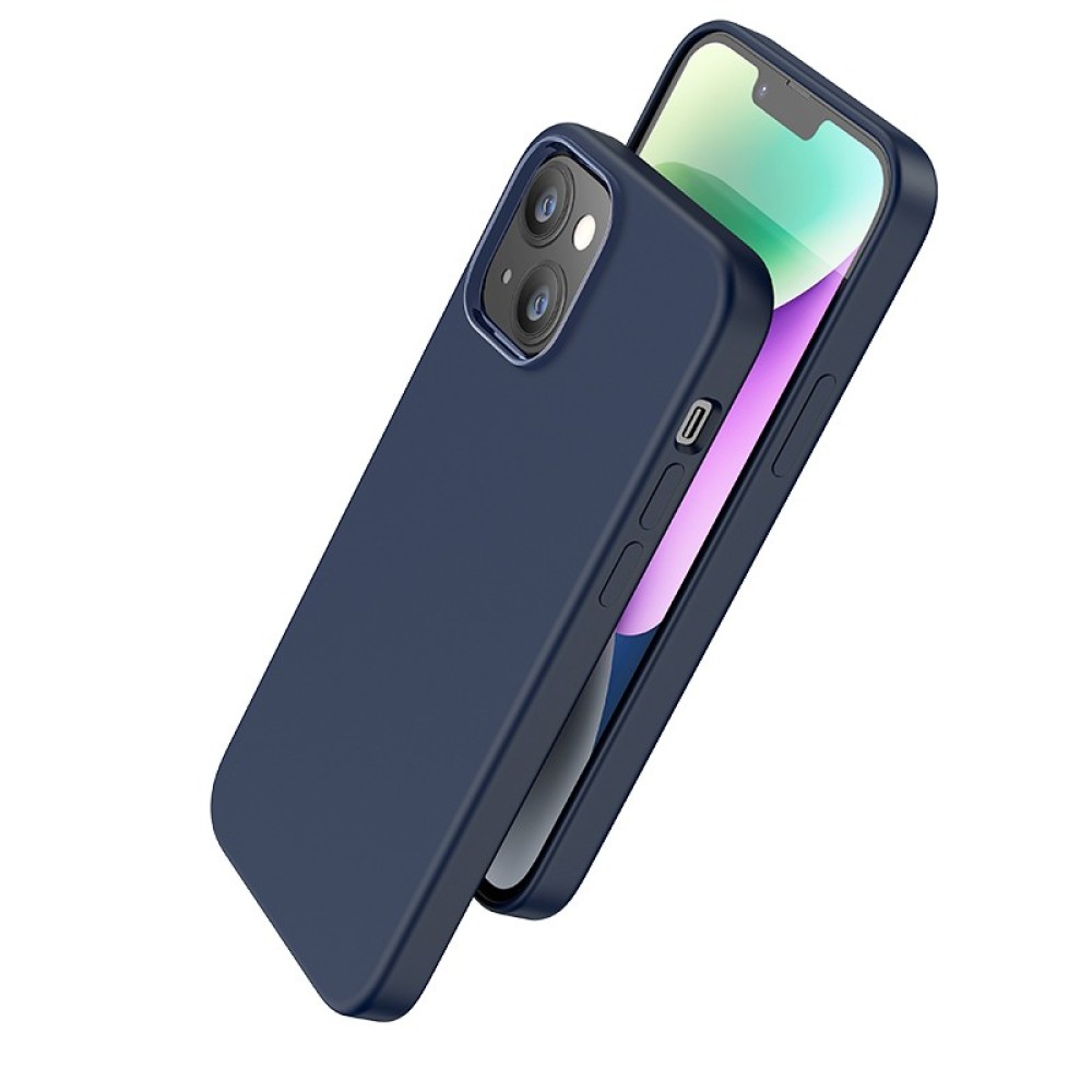 Θήκη Hoco Pure Series για Apple iPhone 14 Plus Μπλε