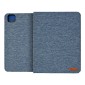 Θήκη Book Fabric Ancus για Apple iPad Air 2022 10.9" Μπλε