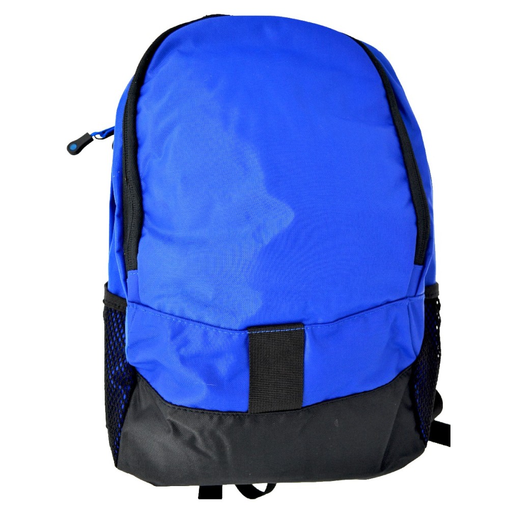 Τσάντα Πλάτης 2 Θέσεων 30x40 και Θέση για Laptop - Tablet  15" Μαύρο - Μπλέ