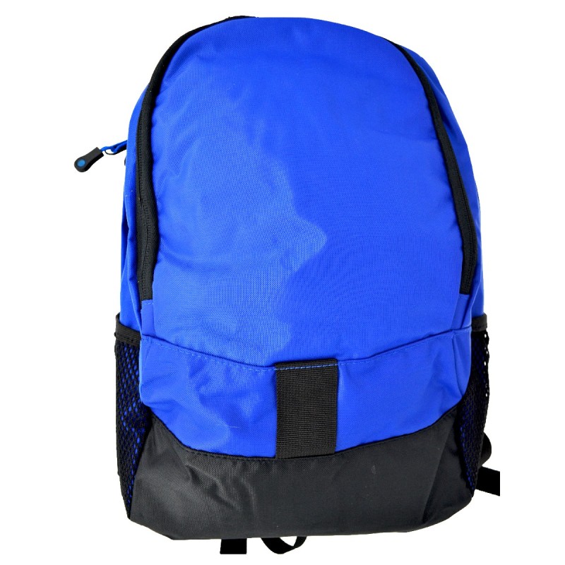 Τσάντα Πλάτης 2 Θέσεων 30x40 και Θέση για Laptop - Tablet  15" Μαύρο - Μπλέ