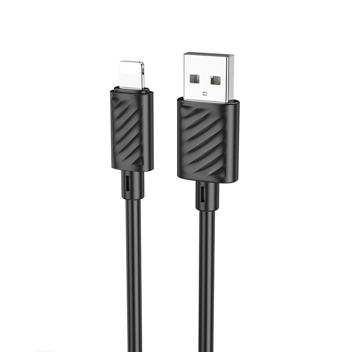 Καλώδιο σύνδεσης Hoco X88 USB σε Lightning 2.4A για Γρήγορη Φόρτιση και Μεταφορά Δεδομένων 1m Μαύρο