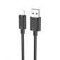 Καλώδιο σύνδεσης Hoco X88 USB σε Lightning 2.4A για Γρήγορη Φόρτιση και Μεταφορά Δεδομένων 1m Μαύρο